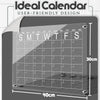 Load image into Gallery viewer, Magnetic Fridge Editable Calendar Planner