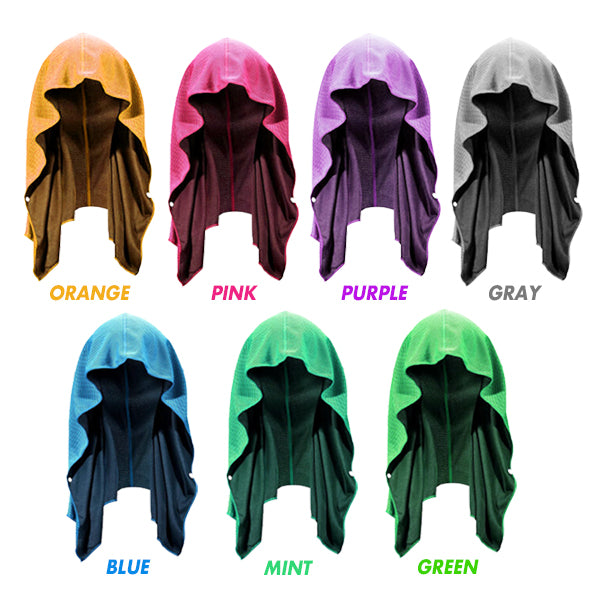 Unisex Cooling Hooded Towel
