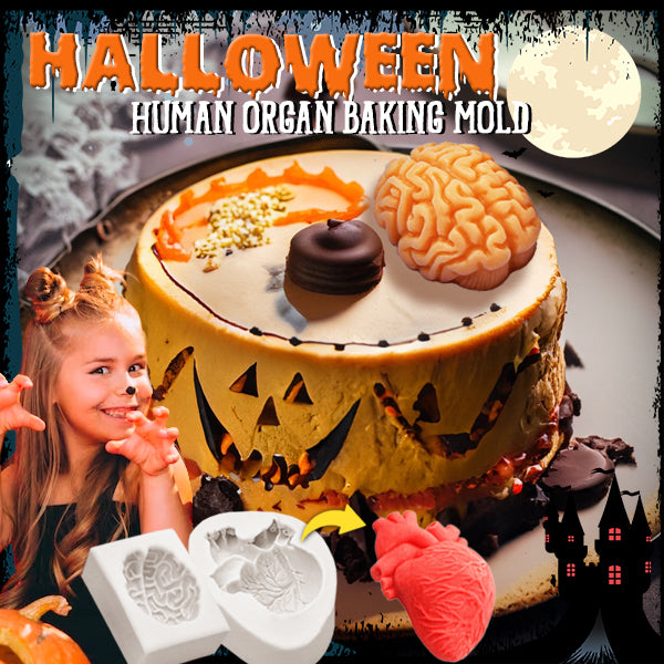 Halloween Creepy Human Organ Baking Mold