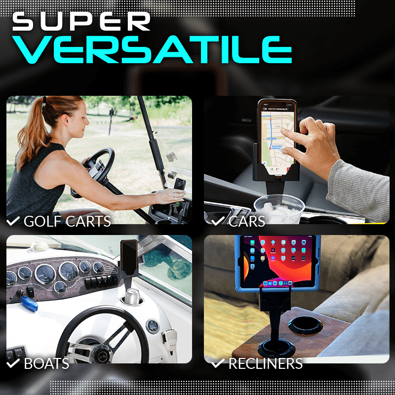 2-in-1 Car Phone and Cup Holder