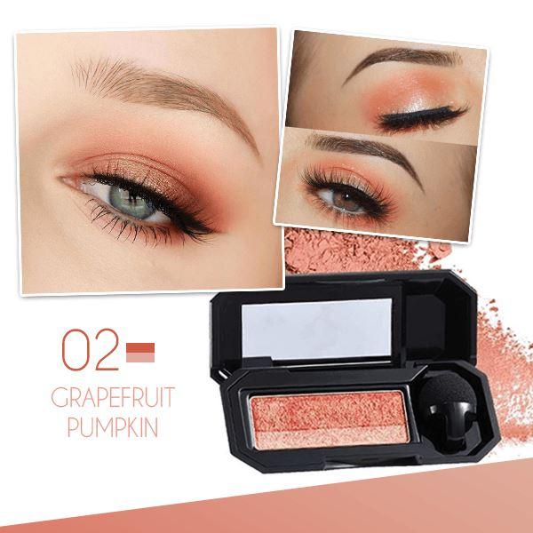 Perfect Dual-color Eyeshadow Beauty & Personal Care Clevativity Grapefruit Pumpkin 