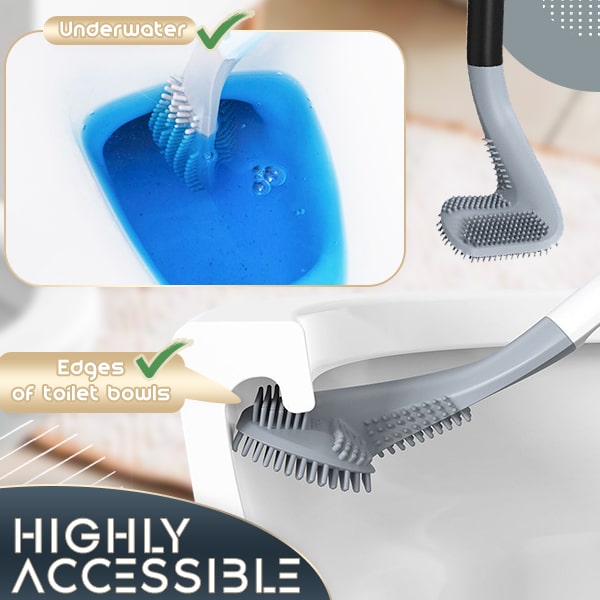 Golf Club Shaped 360° Toilet Brush Cleaner