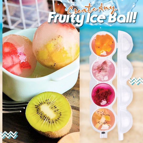 Easy-Release 4-hole Ice Ball Maker
