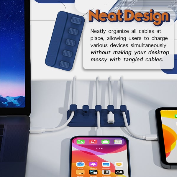 Magcube™ Magnetic Cable Organizer Mat
