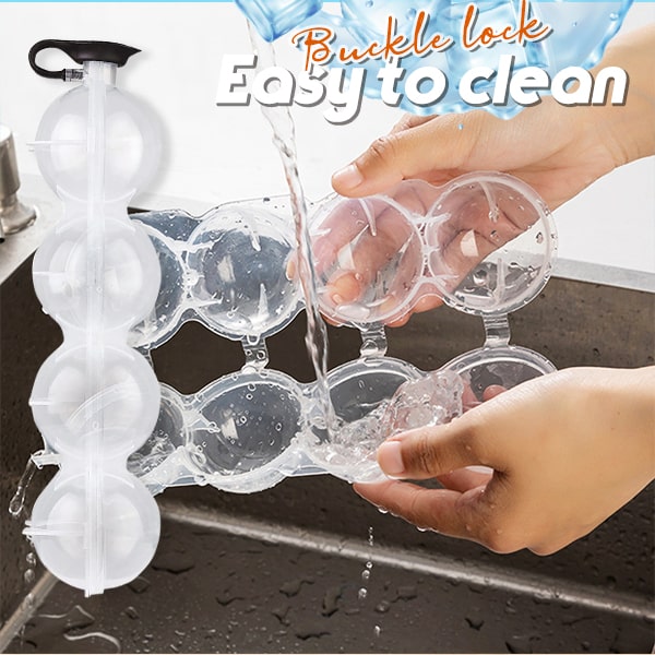 Easy-Release 4-hole Ice Ball Maker